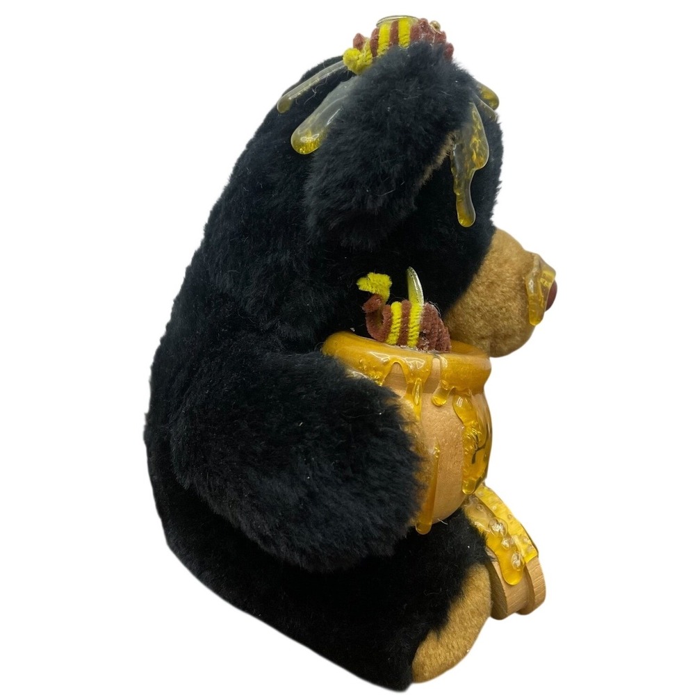 Vintage‎ Cranky Yankee Honey Bear Bunch Plush Laura Orzek Stuffed Animal Bees - Picture 4 of 8